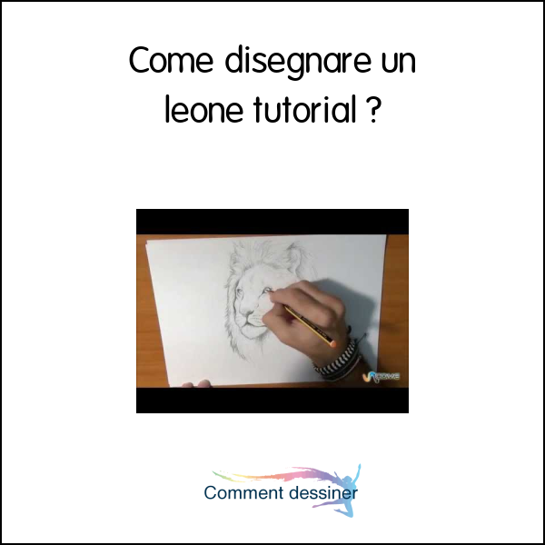 Come disegnare un leone tutorial